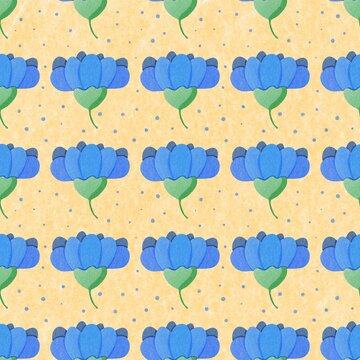 seamless pattern with flowers