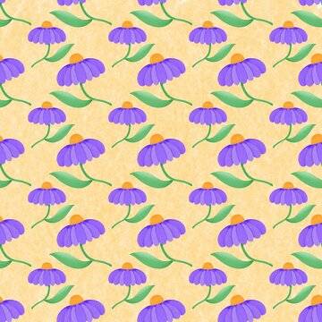 autumn leaves seamless pattern