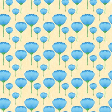 seamless pattern with flowers