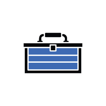 vector illustration of a tool box