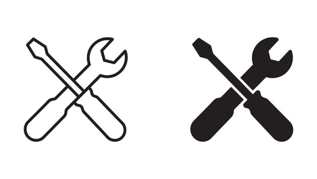 Repair icon flat clipart series
