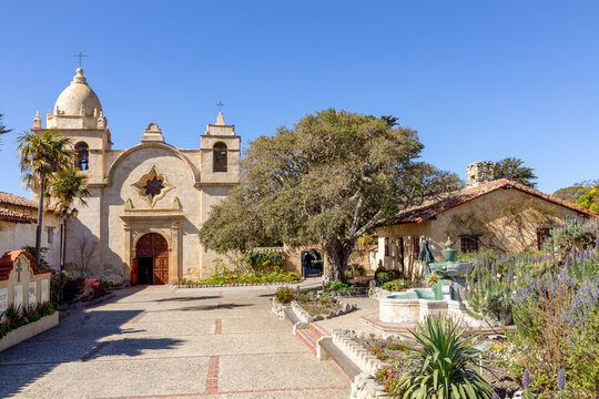outside view of Carmel mission