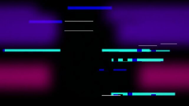 Glitch digital distortion seamless loop motion background