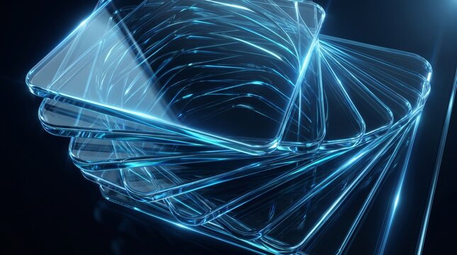 Modular abstract data platform architecture business solution concept 3d rendering background. Digital infrastructure and technology.