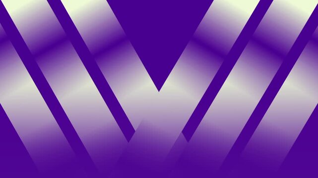 Purple and white chevron stripe pattern forming radiant V shaped light beams creating a bold symmetrical abstract geometric background design shown