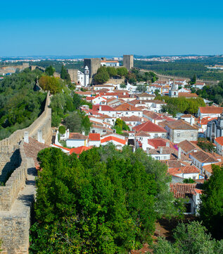 Obidos castle travel medieval Portugal