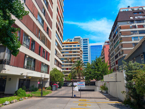 Modern residential buildings Santiago Chile