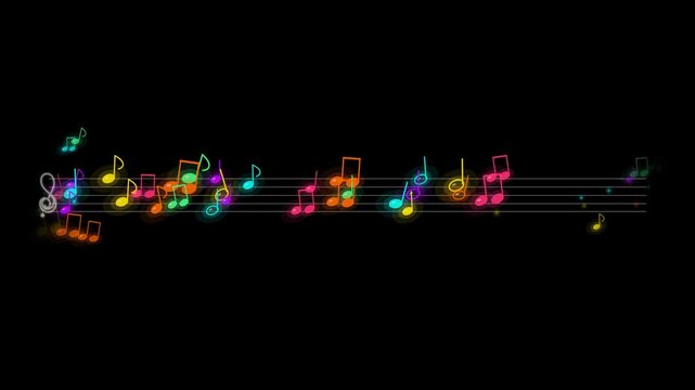 music notes background