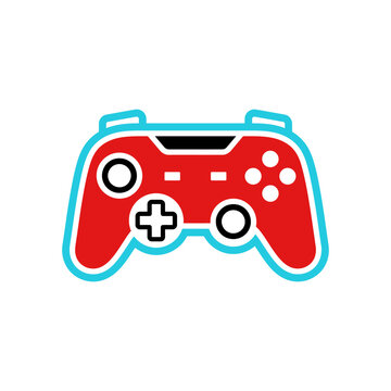 Gamepad icon features a red design with circular buttons and a directional pad joystick controller