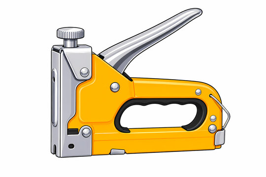 staple gun isolated on white
