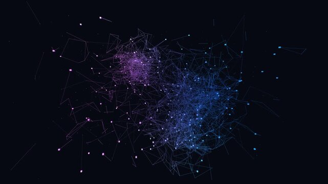 Neural network data topology reorganizes in a seamless loop