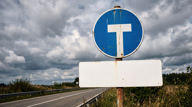 Social Media Dead End Concept With Road Sign