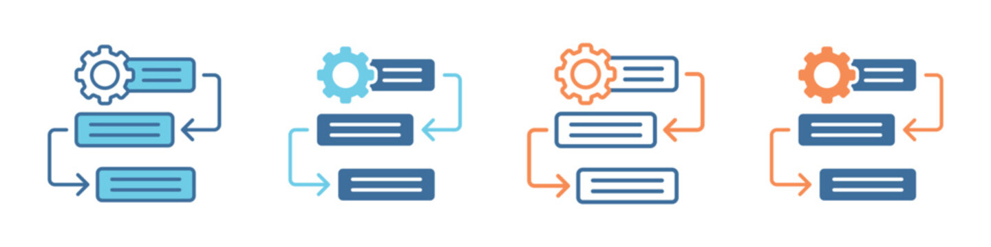 Prioritization Icon Set Multiple Style Collection