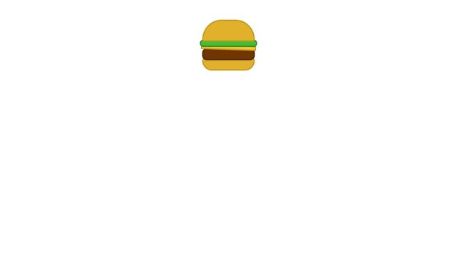 Hamburger icon animation demonstrating squash and stretch motion in a playful digital design style for creative branding and video footage