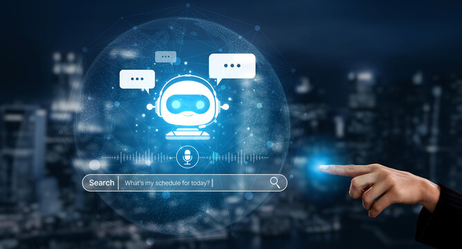 AI assistant with voice chat interface, combining smart chatbot, voice command, and AI-powered control search tools. Agentic AI assistant helps users search and chat naturally. Spline
