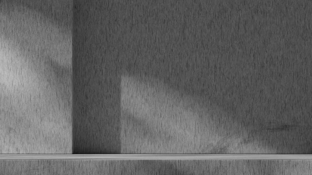 a video footage of header design on a minimal blank scene with light green color for backdrop
