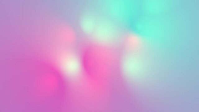 Abstract fluid gradient motion background loop with vibrant pink, magenta, cyan, and pastel blue glowing lights. Smooth colorful mesh gradient animation for modern wallpaper and social media presentat