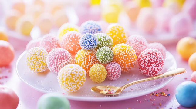 colorful easter sweets