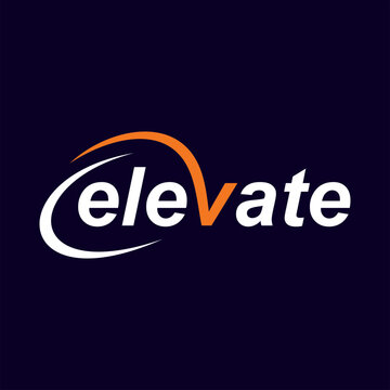evolve text for business consulting logo design template