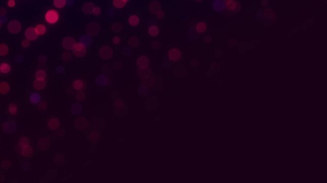 Golden Mandala Motion Background for Navratri Festival Celebration Dark Purple Bokeh Animation.