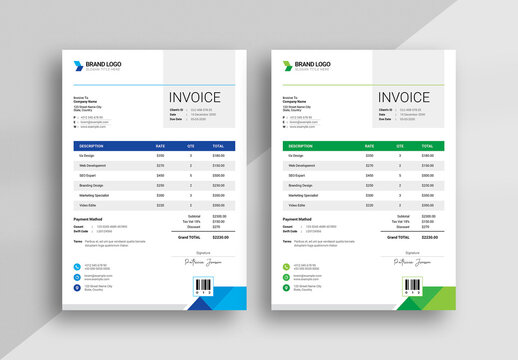 Invoice Design Layout