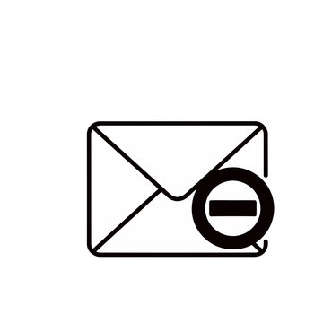 Email delete icon
