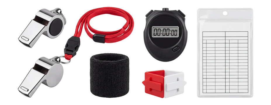 Basketball Referee Whistle and Court Officials Gear