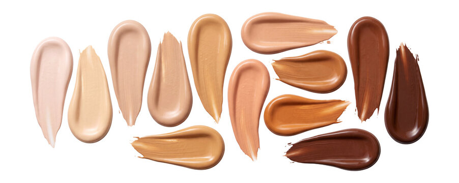 Foundation Shade Swatches for Inclusive Beauty Makeup