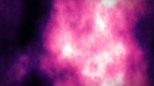 Abstract bright pink and purple glowing smoky fog cloud texture background