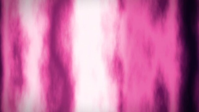 Abstract glowing pink and white vertical wavy smoky light leak texture background