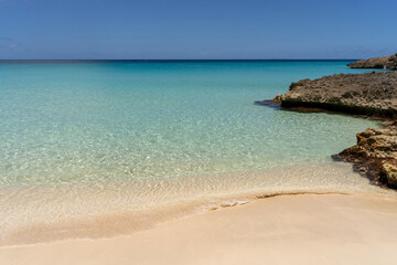 Fototapeta premium Playa Meads en la Isla de Anguila en el Caribe