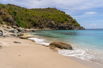 Obraz premium Shell Beach en St Bartolomé