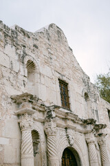 Obraz premium Historic Alamo Mission facade in San Antonio Texas