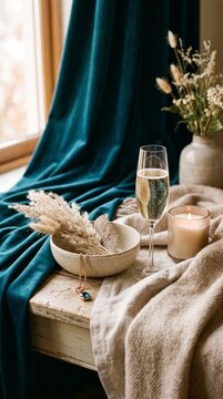 Champagne Cozy Decor