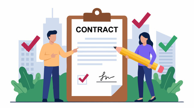 Business people signing contract agreement. Legal document concept.