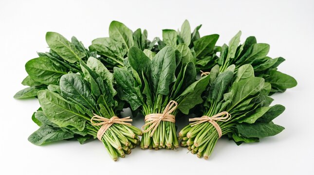 Fresh green spinach