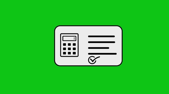 Digital safe deposit box animation appearing on green background for secure financial transaction concept.