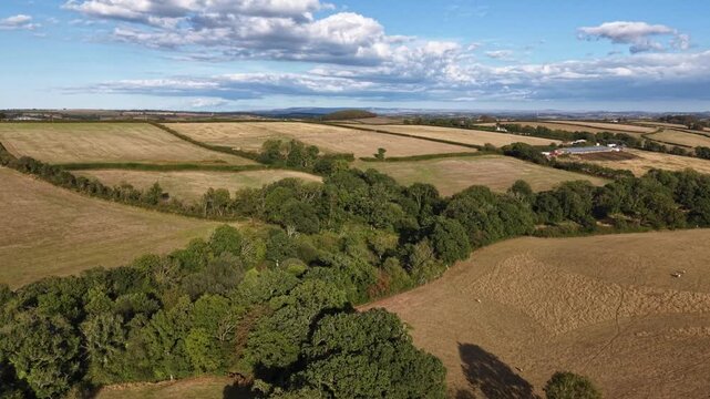 Hot dry landscape in the West country after the long summer of 2026