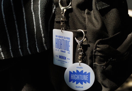 Hanging Keychain Mockup