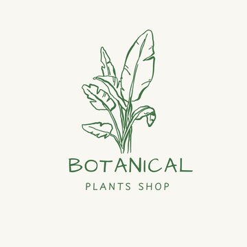 Green and White Minimalist Botanical Logo - 1