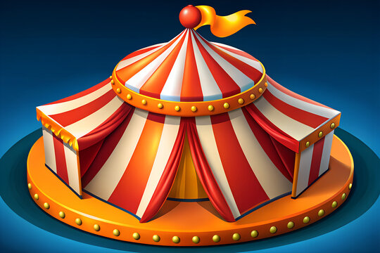 circus tent vector illustration