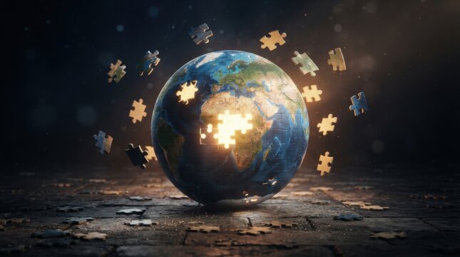Global Unity Puzzle Earth