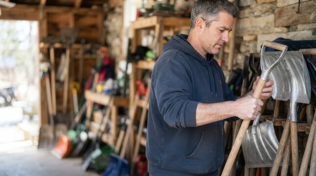 Artisan Selecting Manual Tools