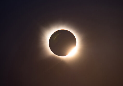 Spectacular Total Solar Eclipse and Glowing Solar Corona