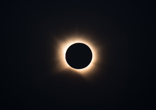 Detailed Total Solar Eclipse Revealing the Magnificent Solar Corona