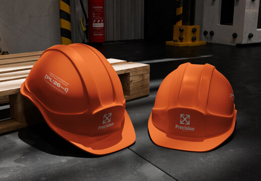 Construction Helmet Mockup