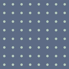 Simple polka dot pattern on a muted blue background © Syaima Levantine