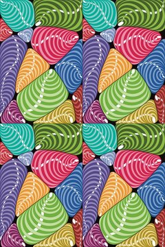 Abstract, scribbling, Doodle, lines of various colors forming an indeterminate shape to create an image, creating an image, multi-colored lines, print, patterns, designs, bedding, wrapping, covering, 