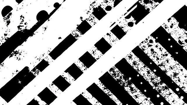 Trendy grunge urban halftone overlay with dirt texture and grime for professional video editing