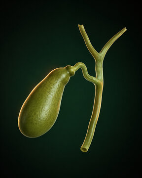 Human gallbladder and biliary duct anatomy in 3D